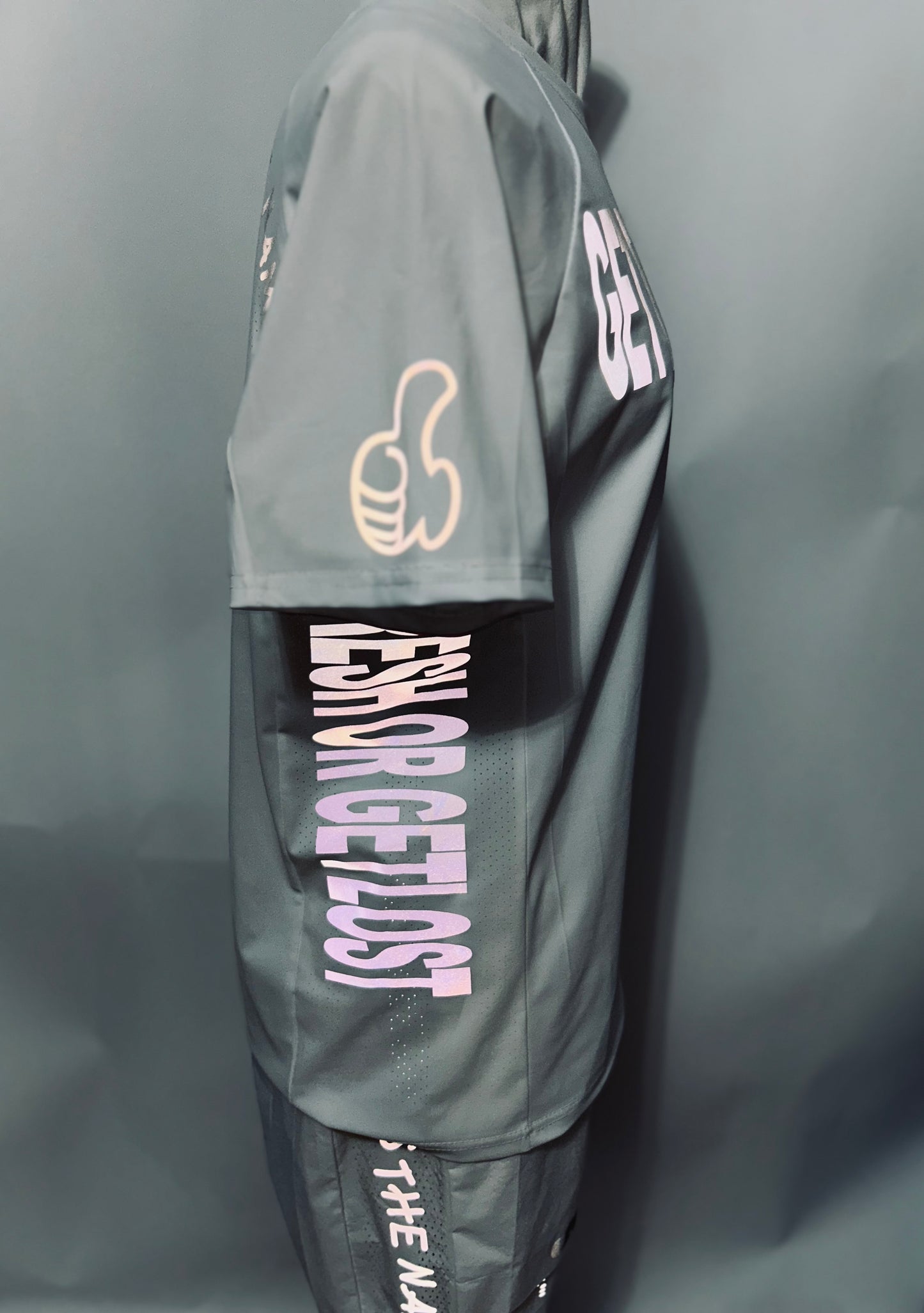 GET FRESH OR GET LOST Colored Reflector Two-Piece Set