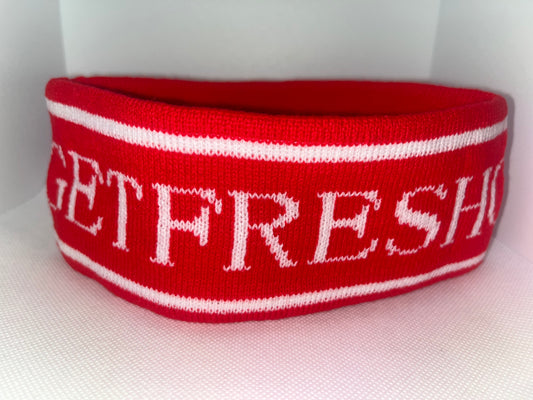 Red Get Fresh Or Get Lost Headband