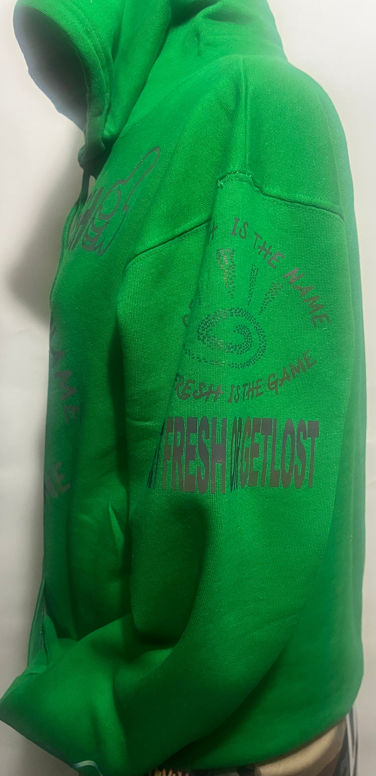 Money Green Get Fresh Or Get Lost Hoodie Reflector
