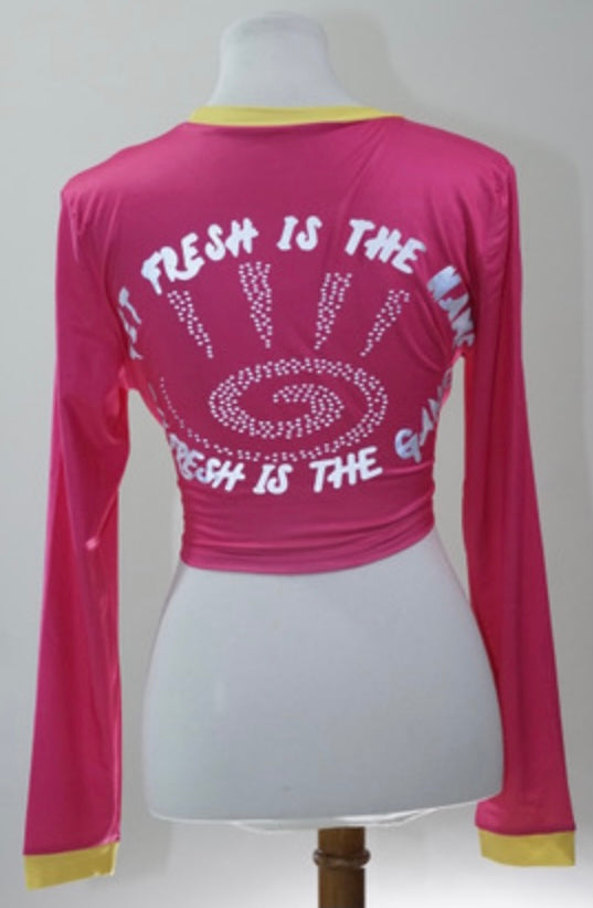 Pink And Yellow GET FRESH OR GET LOST Two-Piece Reflector