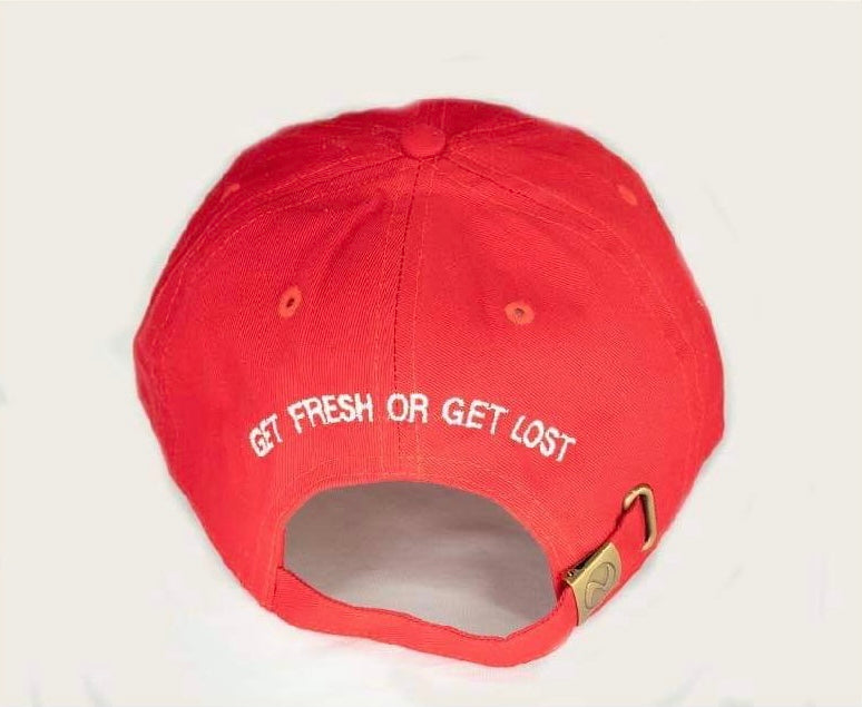 GET FRESH OR GET LOST Red Dad Hat