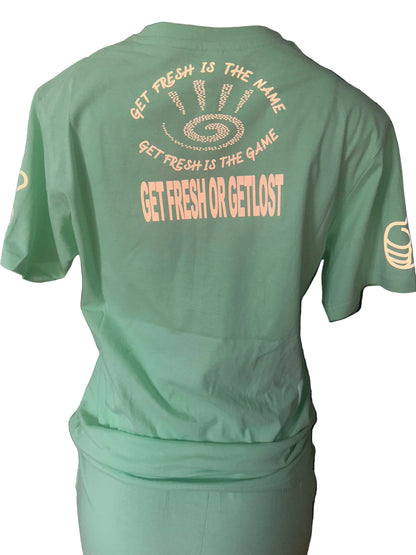 Minty GET FRESH OR GET LOST Two-Piece Set