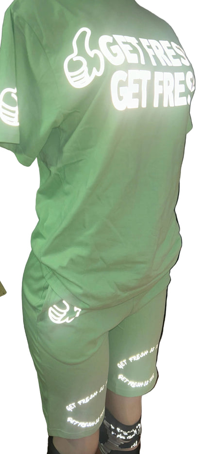 Minty GET FRESH OR GET LOST Two-Piece Set