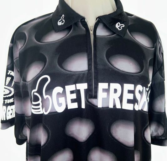 Gray & Black GET FRESH OR GET LOST Two Piece Reflector