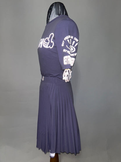 Purple Tennis GET FRESH OR GET LOST Two Piece Reflector