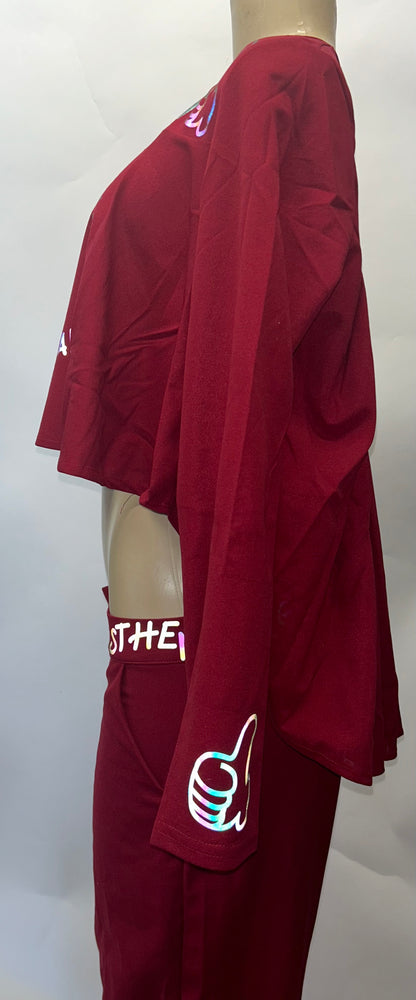 Red GET FRESH OR GET LOST Two Piece Reflector