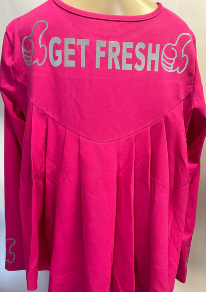 Pink GET FRESH OR GET LOST Two Piece Reflector