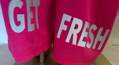 Pink GET FRESH OR GET LOST Two Piece Reflector