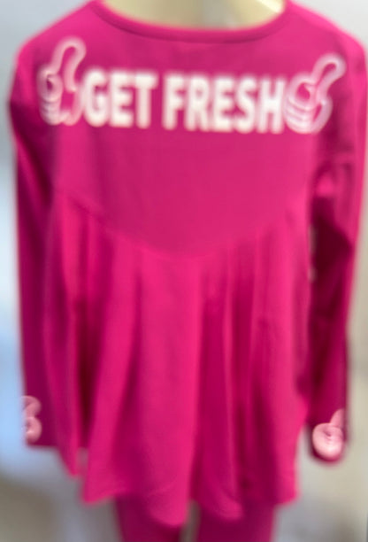 Pink GET FRESH OR GET LOST Two Piece Reflector