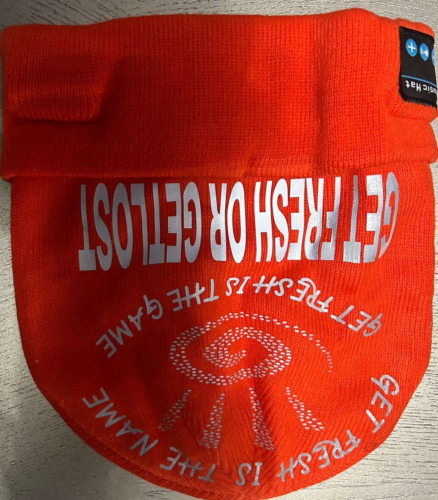 LED  FRESH Reflector Embroidery, Bluetooth Hat Reflector