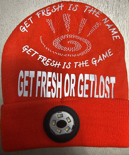 LED  FRESH Reflector Embroidery, Bluetooth Hat Reflector