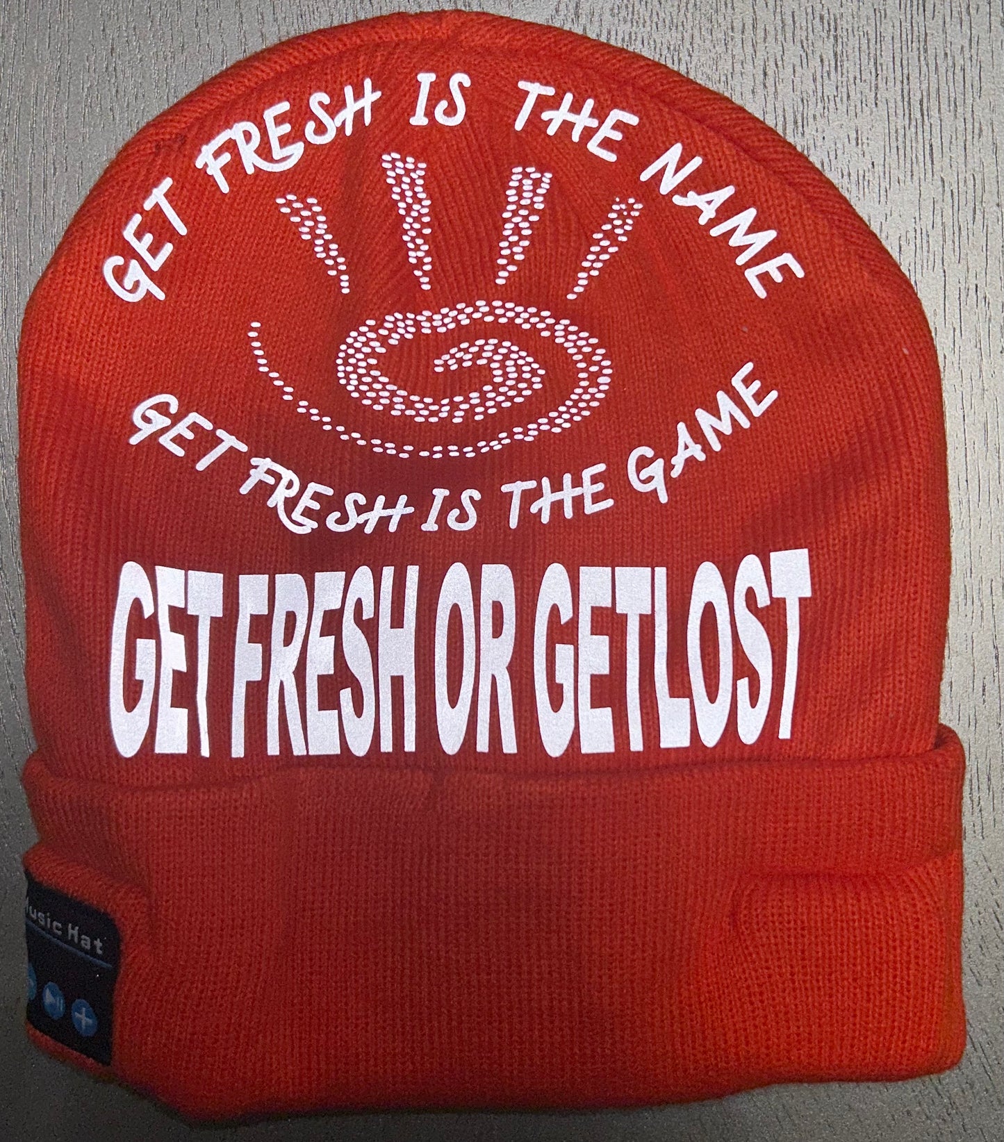 LED  FRESH Reflector Embroidery, Bluetooth Hat Reflector