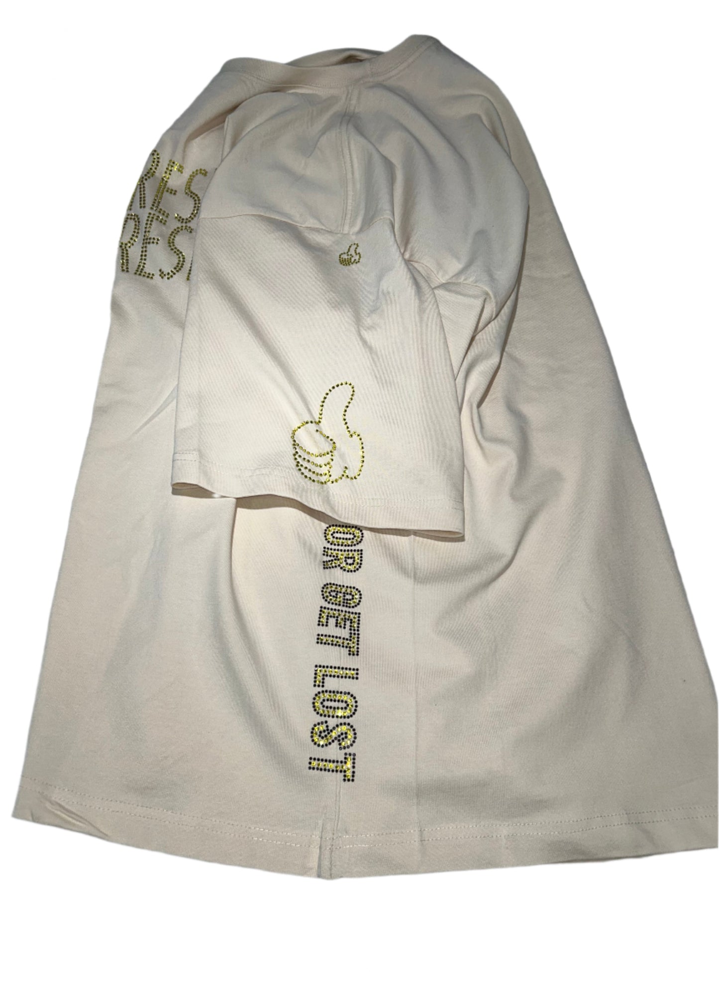 Cream GET FRESH OR GET LOST Shirt & Shorts With
