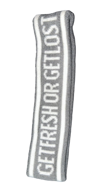 Grey GET FRESH OR GET LOST Head Band