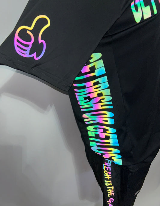 GET FRESH OR GET LOST Colored Reflector Two-Piece Set