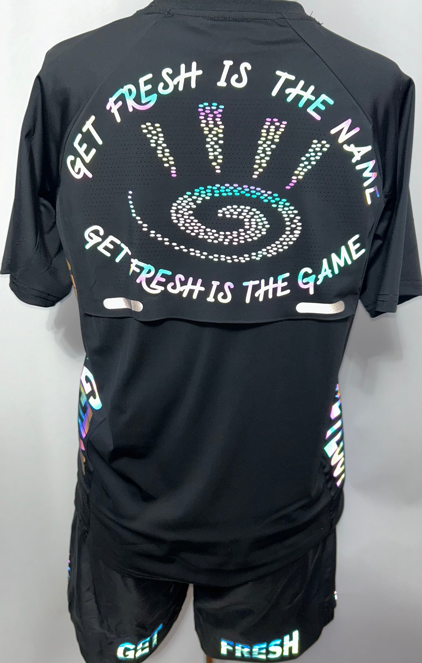 GET FRESH OR GET LOST Colored Reflector Two-Piece Set