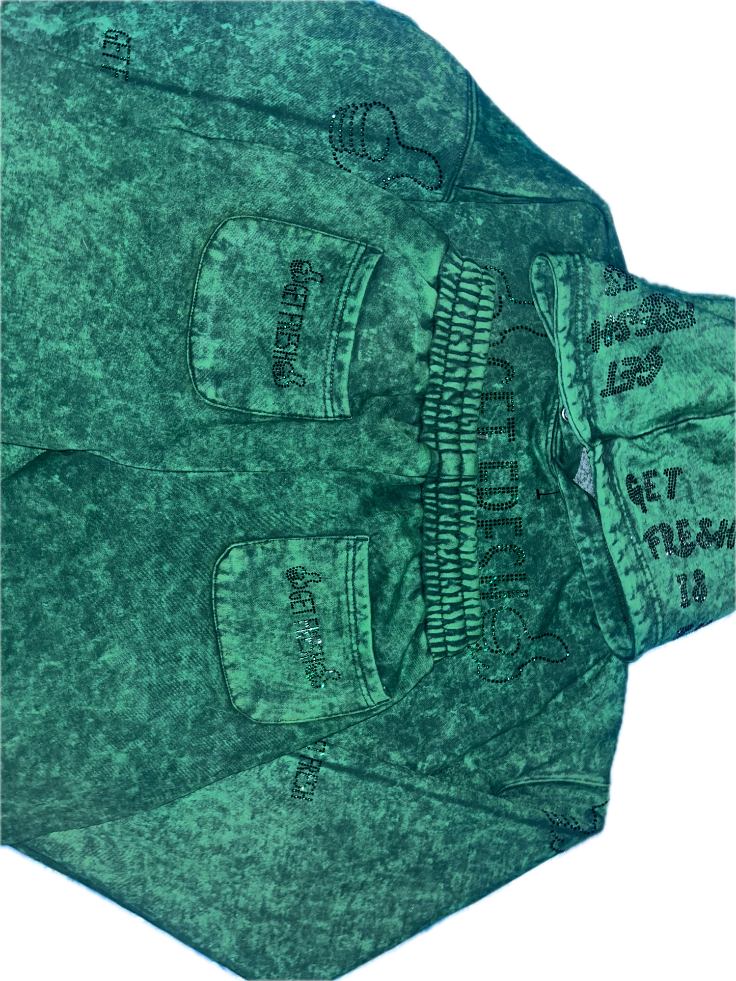 Green GET FRESH OR GET LOST Two-Piece