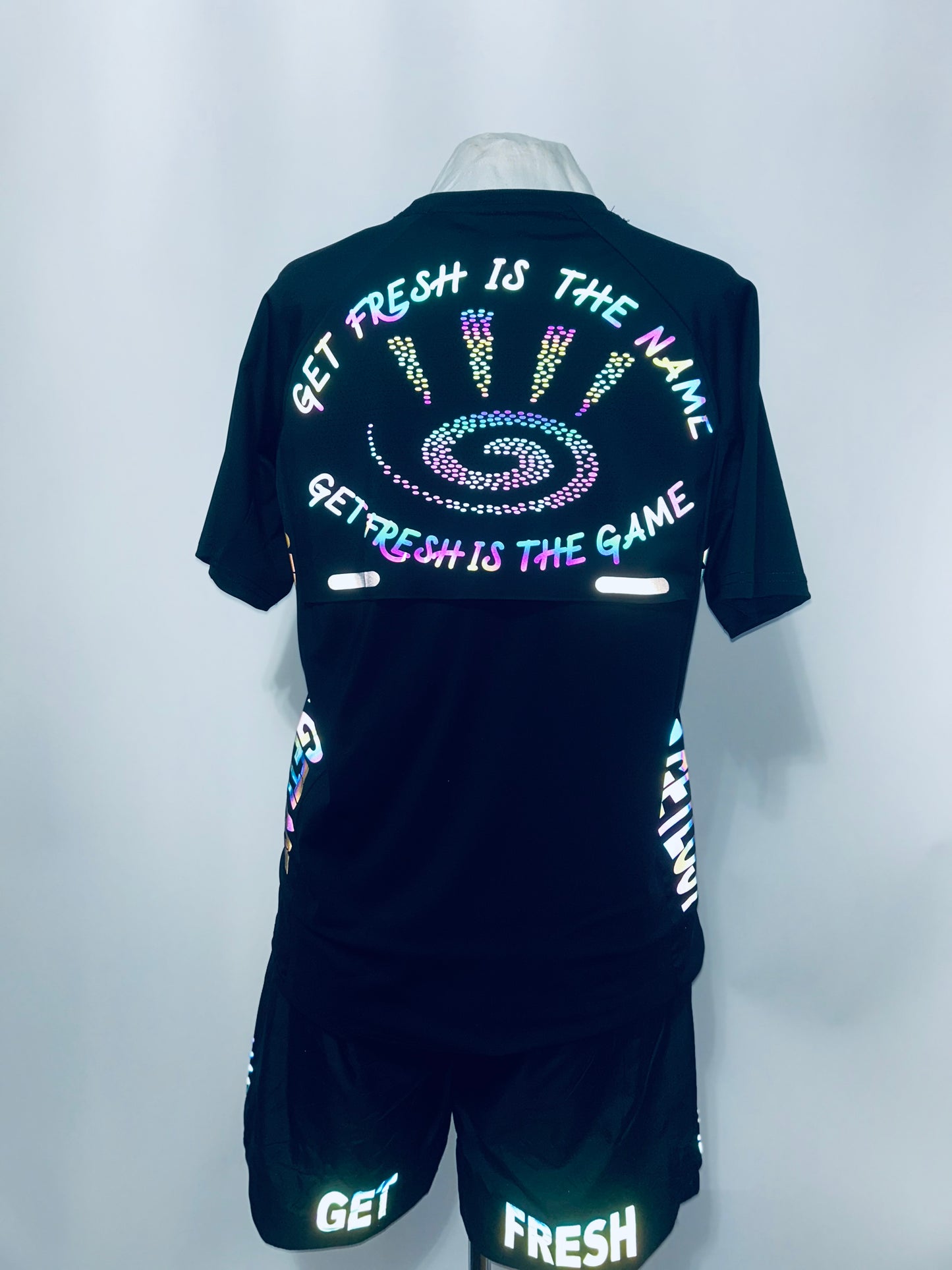 GET FRESH OR GET LOST Colored Reflector Two-Piece Set