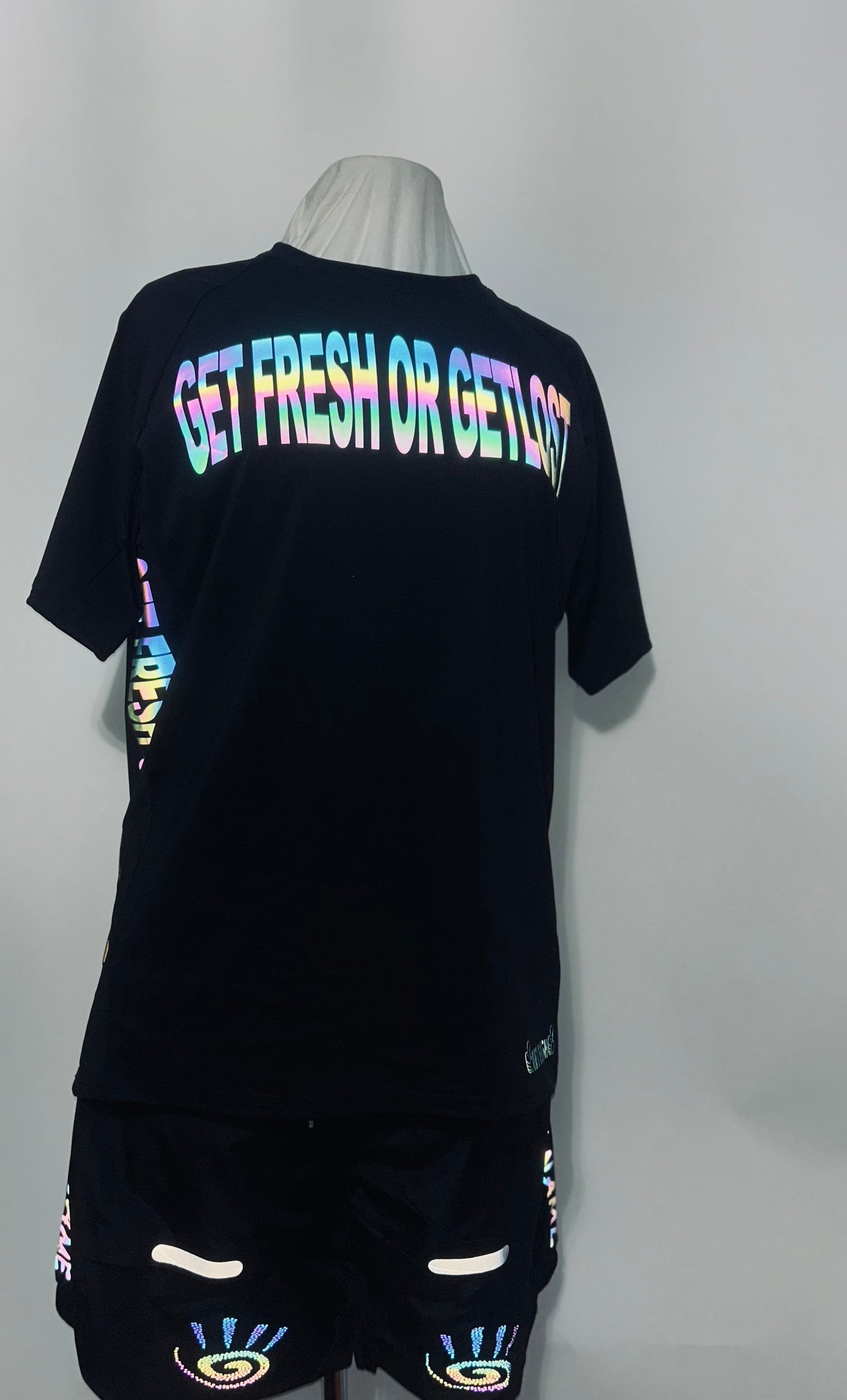 GET FRESH OR GET LOST Colored Reflector Two-Piece Set