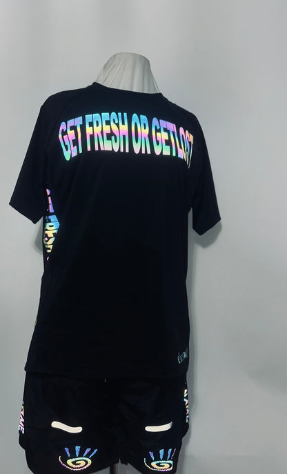 GET FRESH OR GET LOST Colored Reflector Two-Piece Set