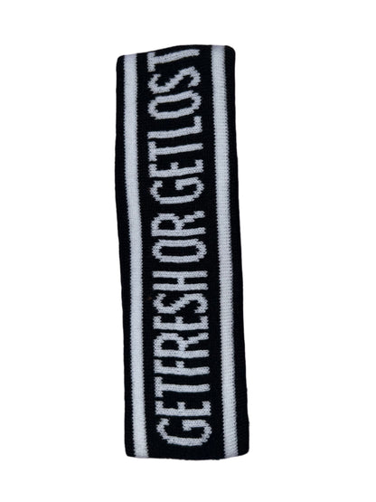 GET FRESH OR GET LOST Black Headbands