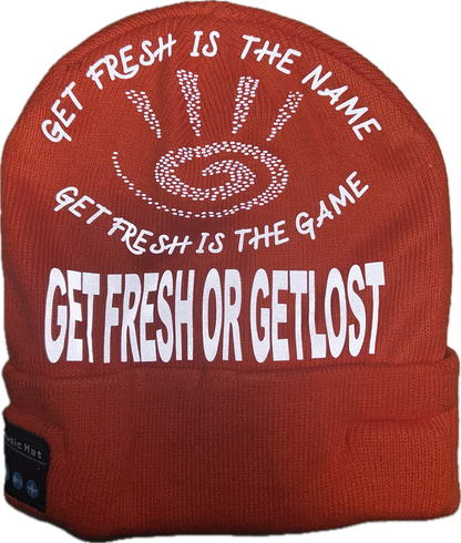 LED  FRESH Reflector Embroidery, Bluetooth Hat Reflector