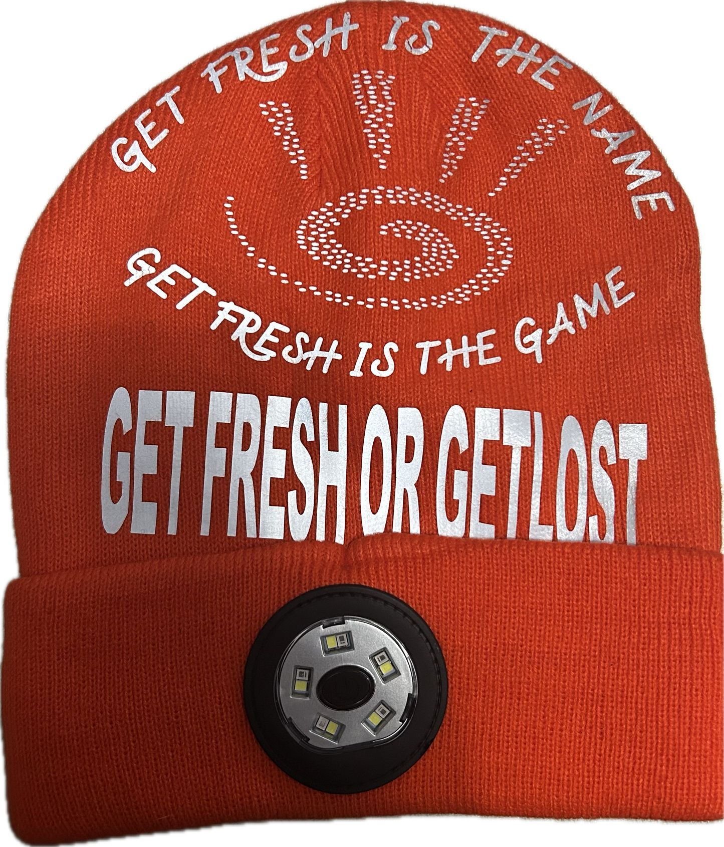 LED  FRESH Reflector Embroidery, Bluetooth Hat Reflector