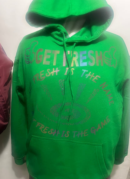 Money Green Get Fresh Or Get Lost Hoodie Reflector