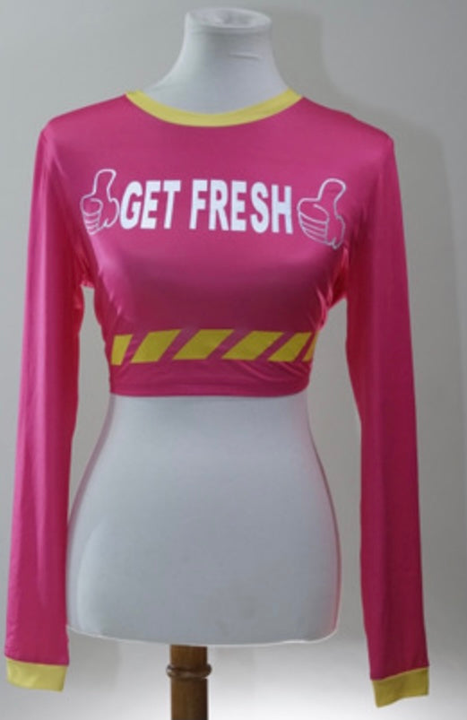 Pink And Yellow GET FRESH OR GET LOST Two-Piece Reflector