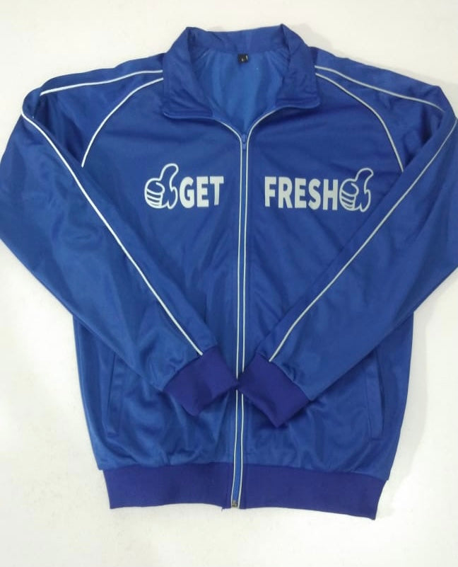 Royal Blue GET FRESH OR GET LOST Reflector Tracksuit