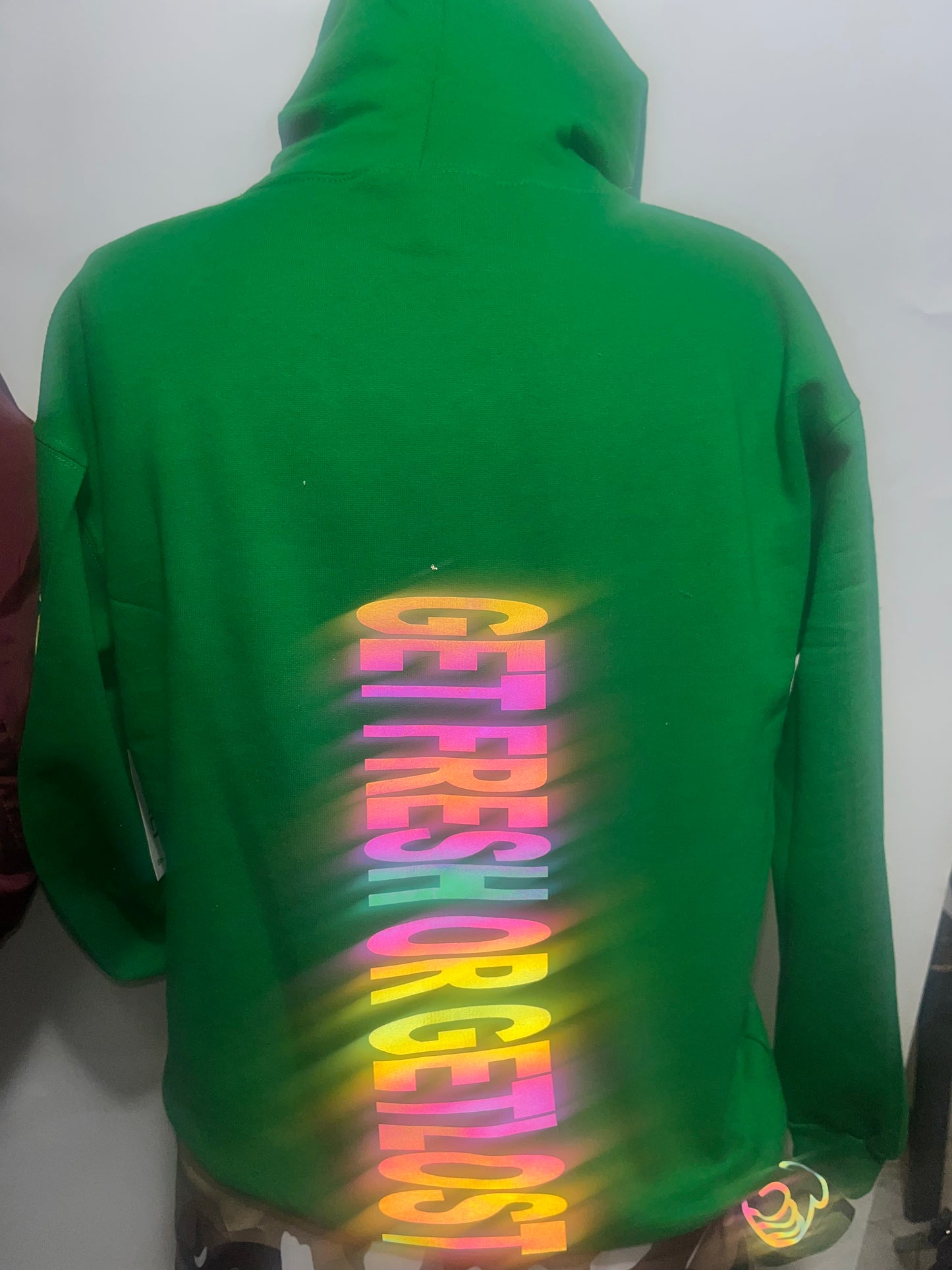 Money Green Get Fresh Or Get Lost Hoodie Reflector